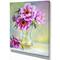 Designart - Purple Peonies in Vase - Floral Art Canvas Print